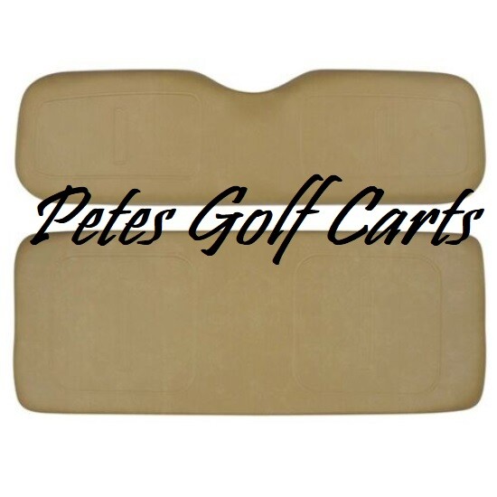 TAN EZGO GOLF CART SEAT COVERS FITS 95'13' STAPLE ON MARINE VINYL eBay
