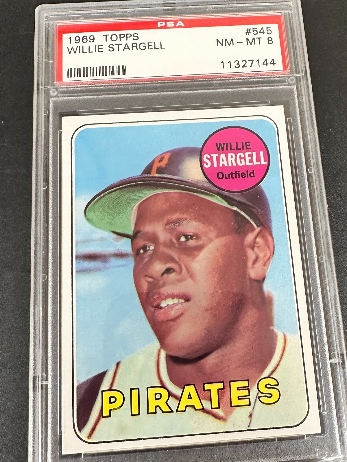 1969 Topps #545 Willie Stargell PSA 8 Well Centered!