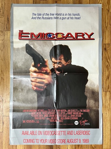 The Emissary Video 89 Movie Poster Ted Leplat Terry Norton Robert Vaughn 26"x40"