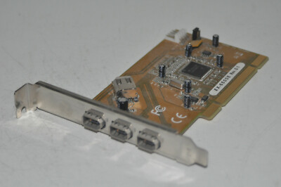 EX-6500E Rev. G 1 FireWire 3+1 Port PCI PC Computer Controller Card