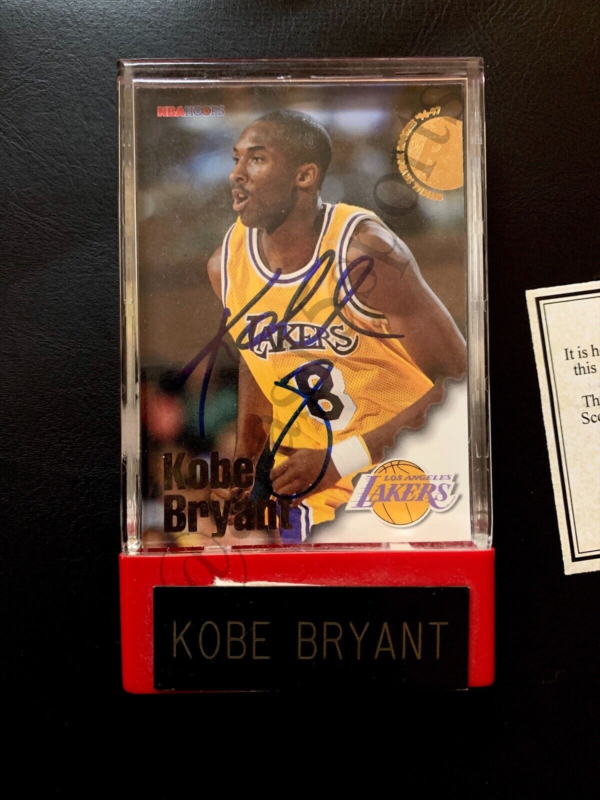 Kobe Bryant Rookie 1996-97 Los Angeles Lakers Team Signed Jersey PSA DNA COA