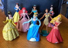 Eight Disney Princess Playset Figures
