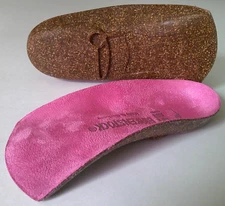 Pink Birkenstock Blue Arch Supports