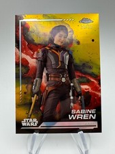 2024 Topps Chrome Star Wars SABINE WREN Gold Refractor /50 3