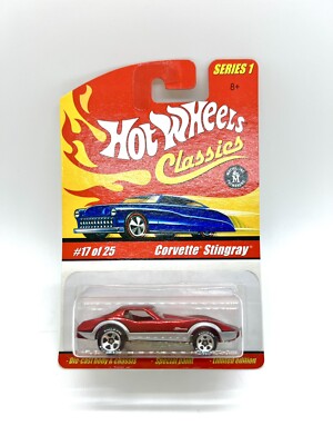 2004 Hot Wheels Classics Series 1 17/25 CORVETTE STINGRAY Free Shipping Red (tt)