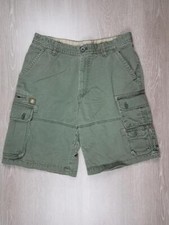 Izod Mens 32 faded Green Cargo Shorts
