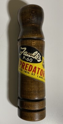 Predator Call P-60 by Faulk s Game Calls Vintage Call Collector Hunting Fox Yote