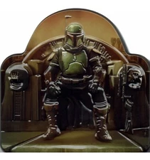 2022 Topps Star Wars The Book of Boba Fett EMPTY TIN Boba Fett Throne