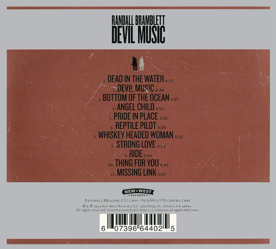 Рэндалл Брэмблетт • Devil музыкальный компакт-диск 2015 New West Records •• НОВЫЙ •• - Изображение 3 из 3