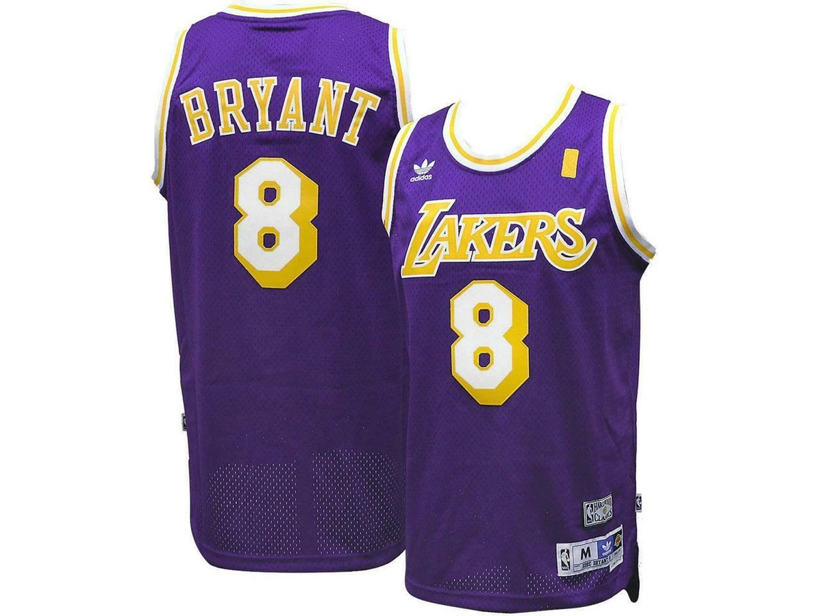 Adidas LA Lakers Kobe Bryant NBA Swingman Basketball Jersey Purple Men's  Small