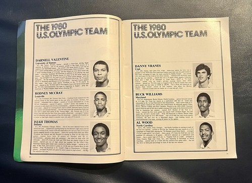 1980 USA Gold Metal Games Team USA vs. Team Phoenix Game Program RARE! - Picture 4 of 7