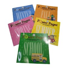 Power Pages Instant Scrapbook Pages Lot of 5 Books School And Seasons 12"x12"