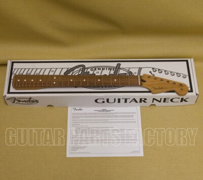 099-0403-920 Fender Roasted Pao Ferro Stratocaster Neck 22 Jumbo Frets Flat Oval