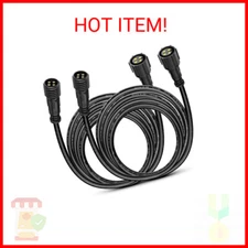 Nilight 2 Pack 10FT 4 Pin RGB Cable Cord for 4 and 8 Pods Multi Color Underglow 