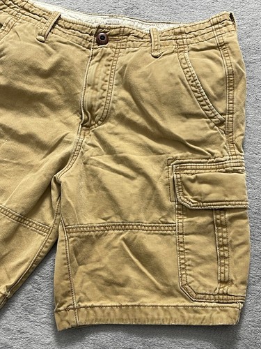 Hollister Cargoshorts Herren Größe 30 beige Baumwolle Wandern Outdoor 9" Schrittlänge Freizeit - Bild 4 von 13