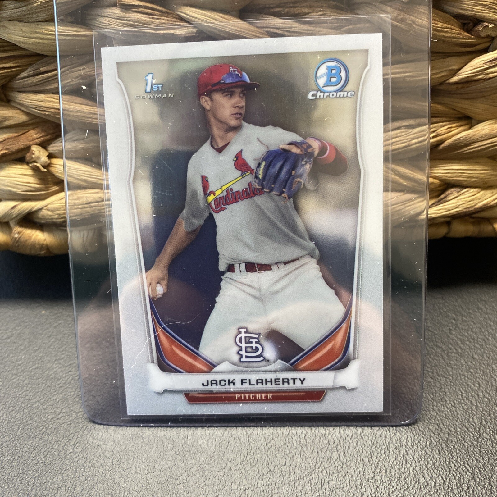 2014 Bowman Chrome Draft Picks Jack Flaherty Rookie 1st Bowman