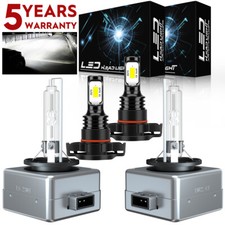 For Chevy Traverse 2019-2021 - D3s Hid Headlight 5202 Led Fog Light Bulbs Kit