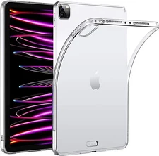 Shockproof Bumper Cover iPad Pro 12.9 inch Clear Case (6th/5th Gen, 2022/2021)