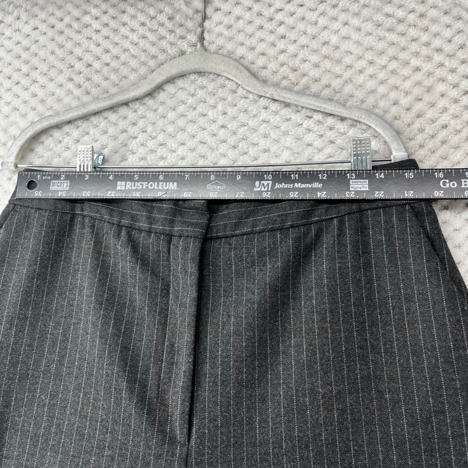 Zara Basic Collection Pinstripe Career Dress Pant… - image 2