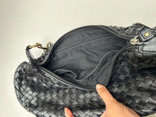 Bottega Veneta Schultertasche Intrecciato Handtasche Schultertasche Schwarz Damen Japan! - Bild 10 von 12