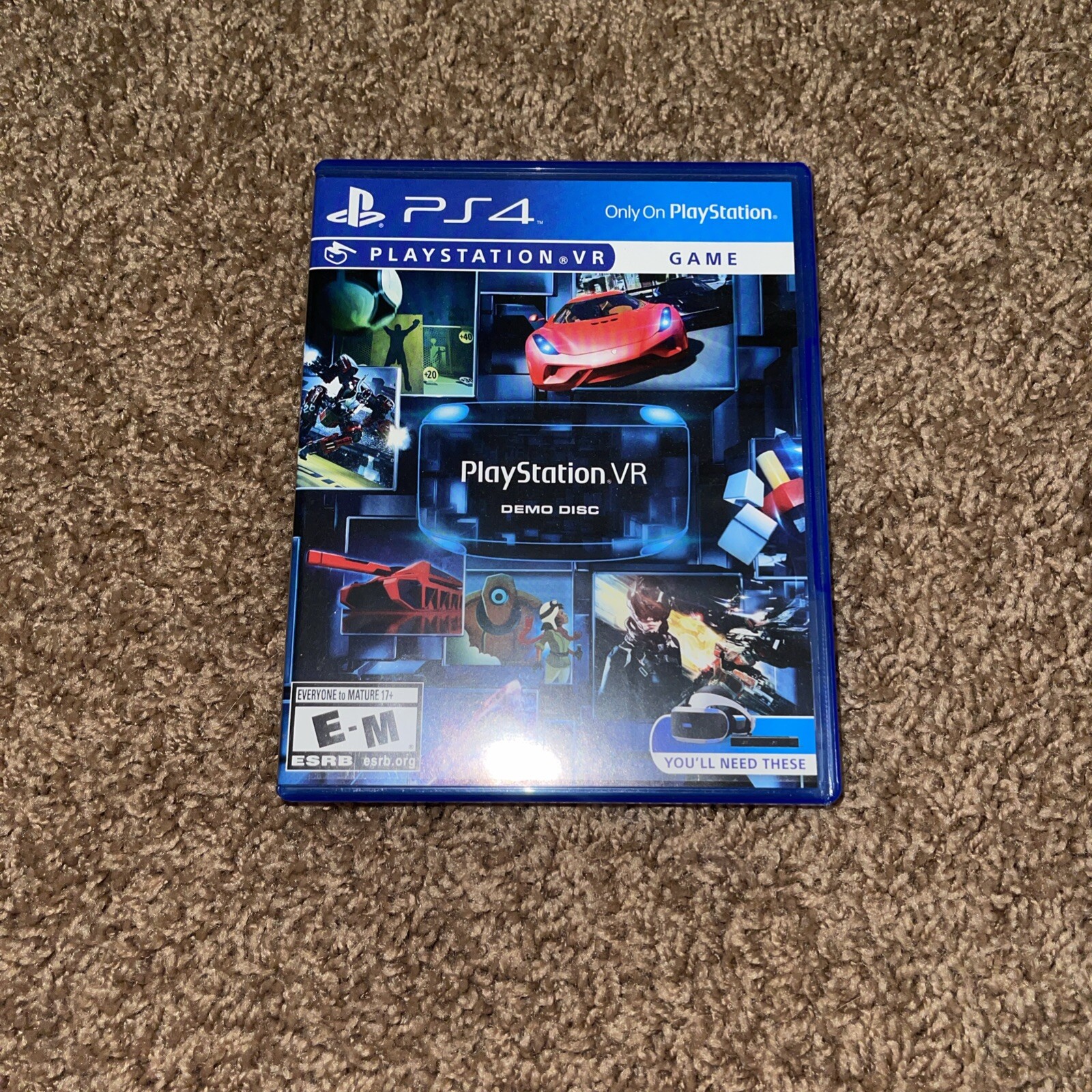 PlayStation VR Demo Disc for PS4 VR Headset - No Manual Included