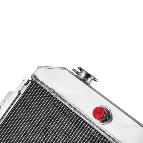 4 Rows Aluminum Radiator For 1957-1960 Ford F100 Truck 3.6L 4.4L 4.8L 5.8L AT - Picture 7 of 10