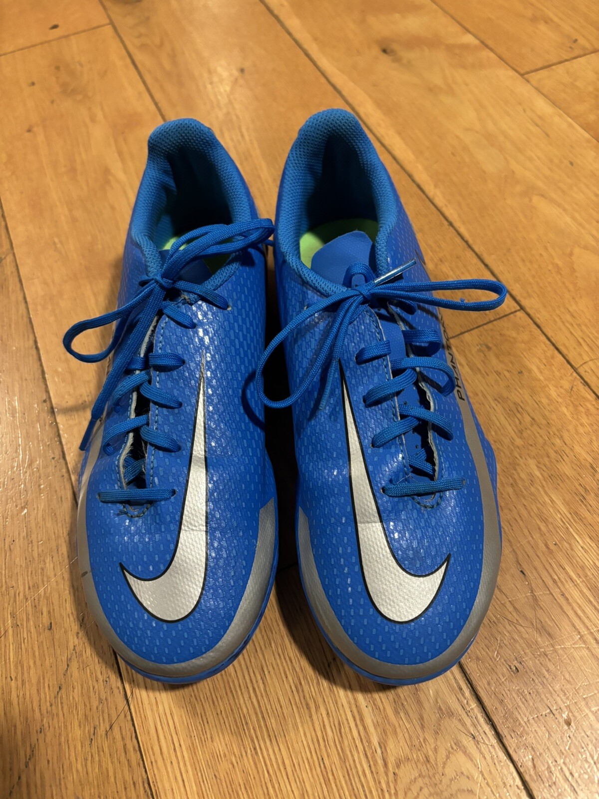 Scarpe Nike Phantom GT Elite FG taglia 5Y tacchetti calcio giovanili blu