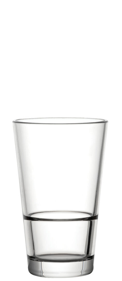 12 X Venture Stacking Clear Water Juice Drinks Glass For Bar 10Oz (29Cl) Ca