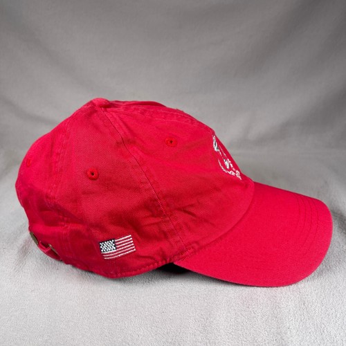 PGA Cup 2015 USA Hat Men OS Red Strapback Cap Ahead Golfing Sports - Picture 4 of 11