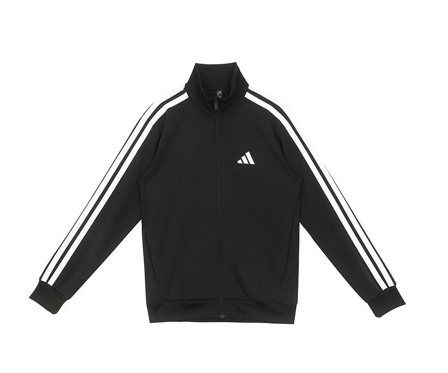 Adidas 3S Regular Fit Double Knit Track Jacket (JV6977) Full Zip