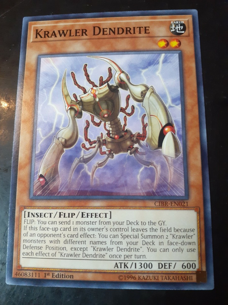Yugioh! Krawler Dendrite CIBR-EN021 Common 1st Edition Yugioh! Krawler Dendrite CIBR-EN021 Common 1st Edition