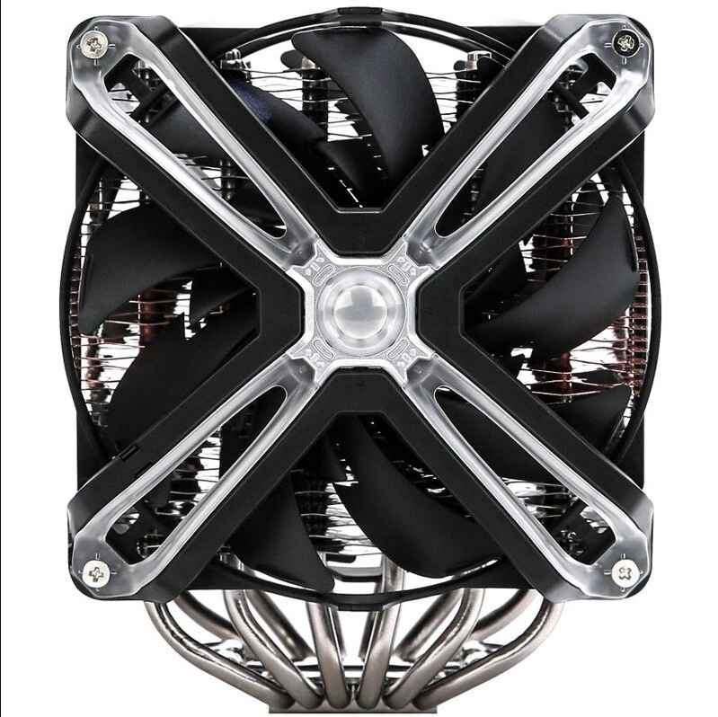 Zalman CNPS20X RGB CPU PC Tower Cooler with Dual 140mm RGB Fans in Black - Image 2 of 4