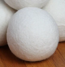 1 Wool Dryer Ball, HIGHEST QUALITY Wool Dryer Balls XL Natural Laundry Softener 