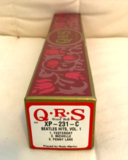 QRS Word Roll- Beatles Hits Volume 1- Player Roll- XP-231-C Yesterday- Michelle