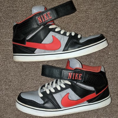 Nike 6.0 SB Zoom Air Mogan Mid 2 US Mens Size 12 487944-061 Black Red  canvas | eBay