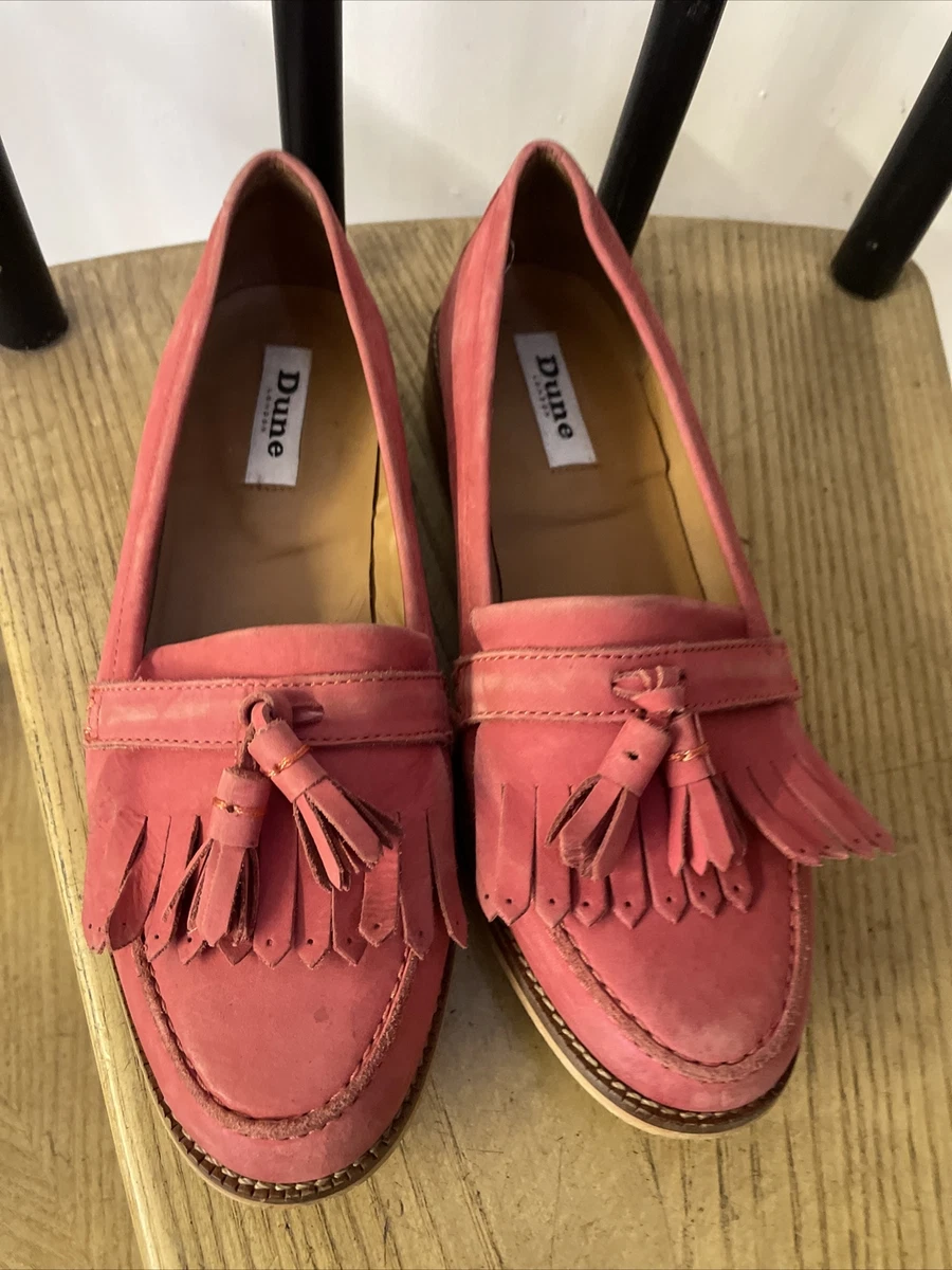 Dune pink shop loafers