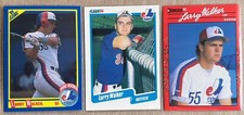 Trio of Larry Walker Rookie Cards