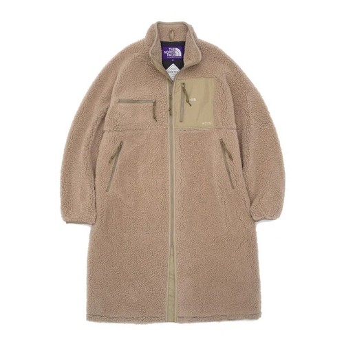 THE NORTH FACE X Nanamica PURPLE LABEL Wool Boa Fleece Field Coat Size XL NEW - Picture 5 of 13