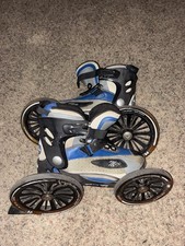 LandRoller Mojo Land Roller Skates Mens 7 Women  s 8- Black Blue