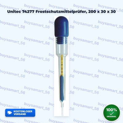 Unitec 74277 Profi Frostschutzprüfer Messspindel Aerotemp für Kühlflüssigkeit
