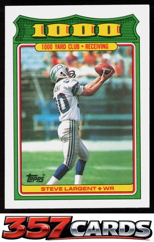 Steve Largent #14 1988 Topps 1000 Yard Club card