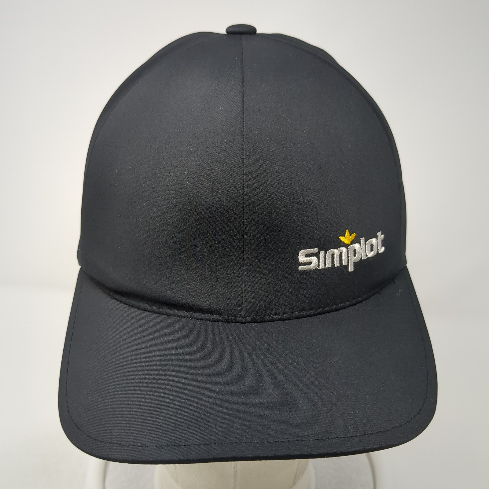 Simplot Fitted Trucker Hat Black M Embroidered Ve… - image 2