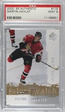 2000-01 SP Authentic Future Watch 315/900 Martin Havlat #115 PSA 9 MINT fi2