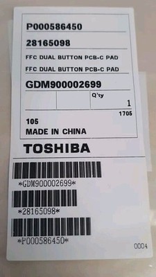 Toshiba FFC Dual Button PCB-C -02
