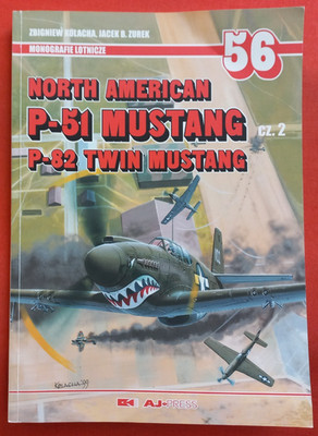 Monografie Aircraft Monograph 56, P-51 MUSTANG P-82 TWIN MUSTANG Vol.2  AJ Press