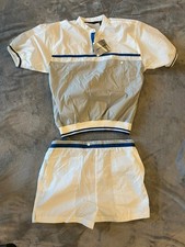 Rare NWT Pierre Cardin Vintage Womens Track Jacket and shorts Suit, Size Large