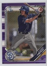 2019 Bowman Draft Purple 48/250 Hudson Head #BD-69 0wc9