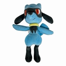 Pok mon Riolu Plush Doll 10" Stuffed Animal Soft Toy