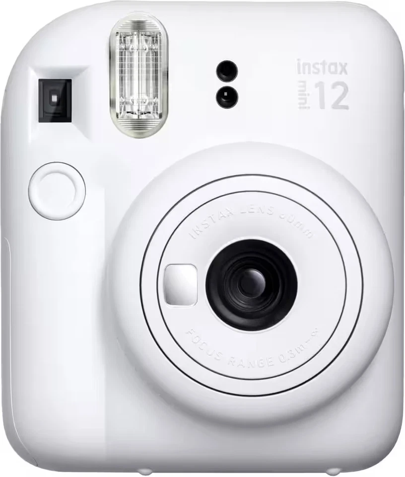 Fujifilm - instax mini 12 Instant Film Camera - Clay White