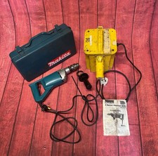 Makita 8419B 2-Speed Hammer Drill with 3kVA Portable Transformer 110V